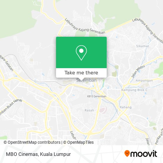 MBO Cinemas map