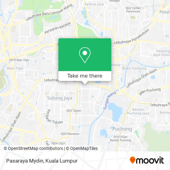 Pasaraya Mydin map