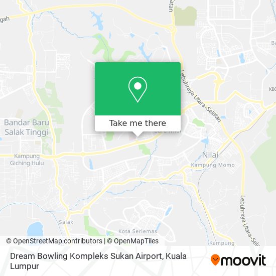 Dream Bowling Kompleks Sukan Airport map