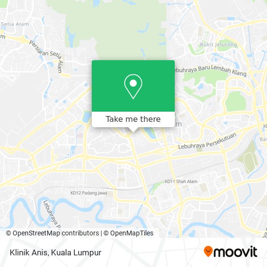 Klinik Anis map