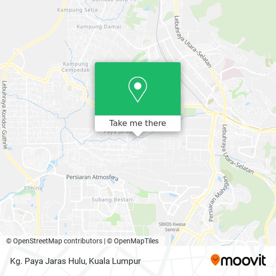 Kg. Paya Jaras Hulu map