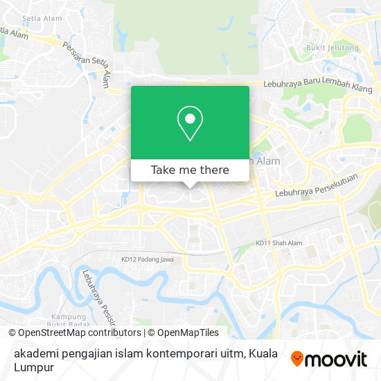 Peta akademi pengajian islam kontemporari uitm