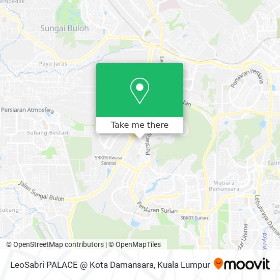 Peta LeoSabri PALACE @ Kota Damansara