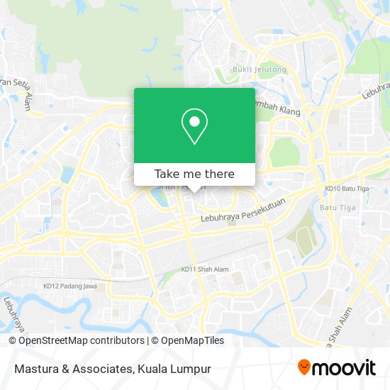 Mastura & Associates map