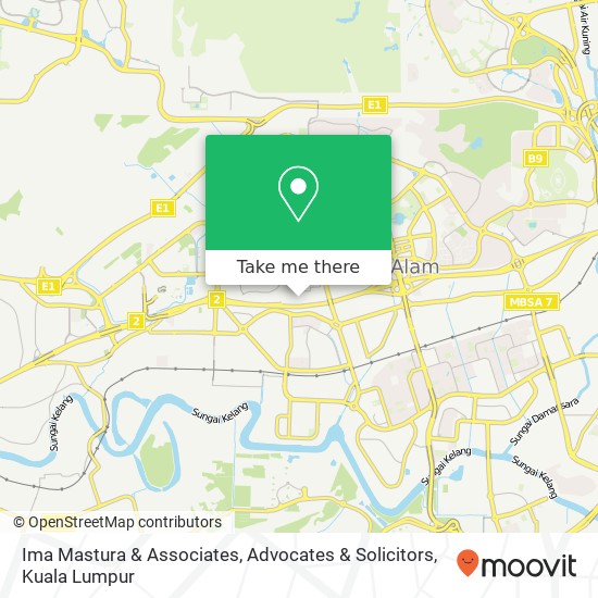 Ima Mastura & Associates, Advocates & Solicitors map