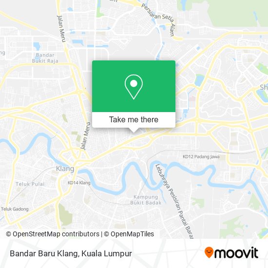 Peta Bandar Baru Klang