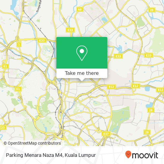 Parking Menara Naza M4 map