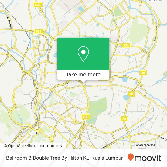Ballroom B Double Tree By Hilton KL map