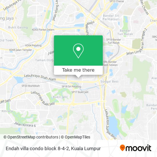 Peta Endah villa condo block 8-4-2