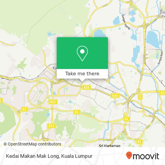 Peta Kedai Makan Mak Long