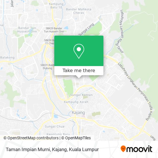 Taman Impian Murni, Kajang map