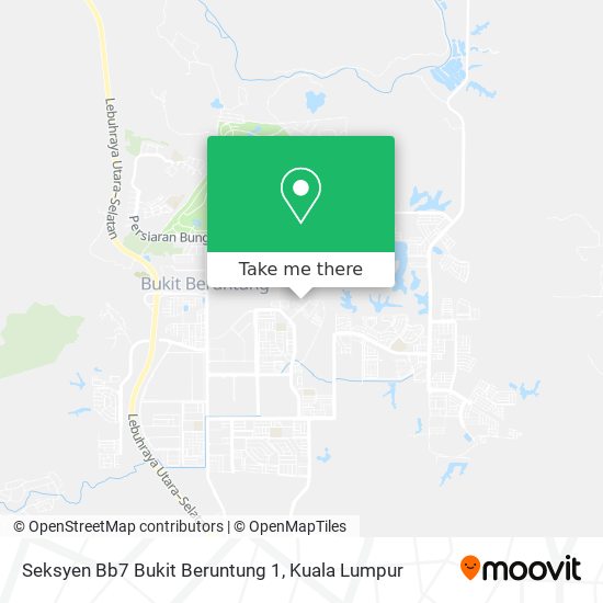 Seksyen Bb7 Bukit Beruntung 1 map