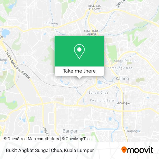 Bukit Angkat Sungai Chua map