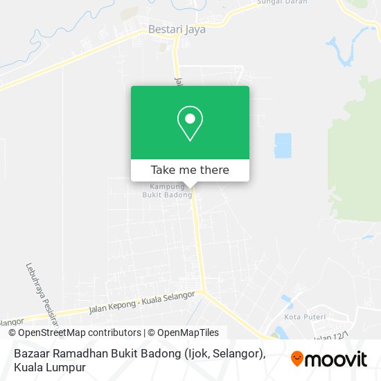 Bazaar Ramadhan Bukit Badong (Ijok, Selangor) map