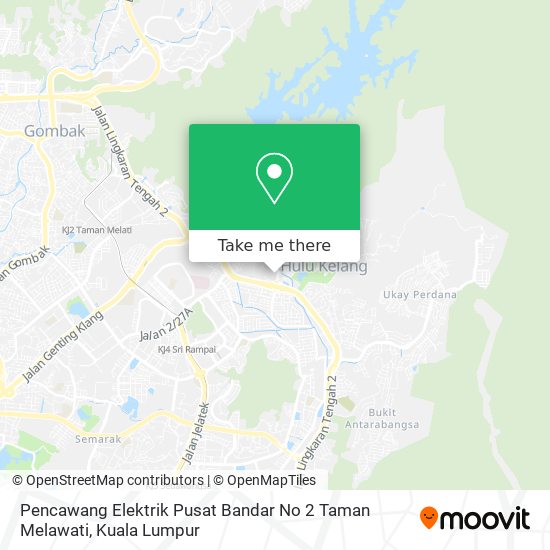 Pencawang Elektrik Pusat Bandar No 2 Taman Melawati map