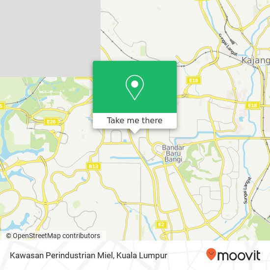 Kawasan Perindustrian Miel map