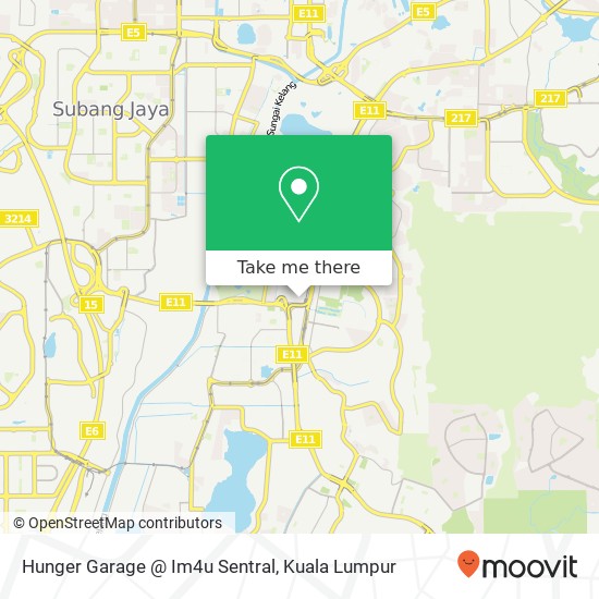 Hunger Garage @ Im4u Sentral map