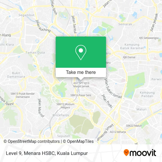 Level 9, Menara HSBC map
