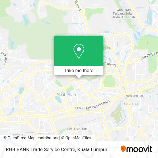 RHB BANK Trade Service Centre map