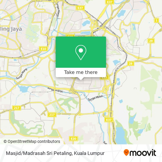 Masjid/Madrasah Sri Petaling map