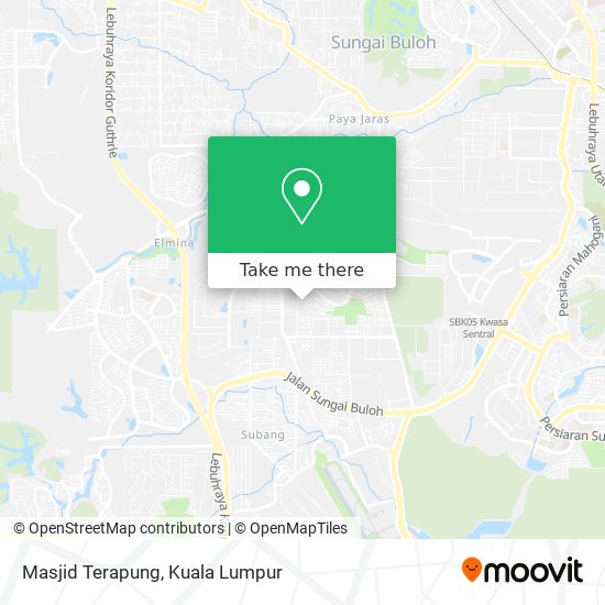 Masjid Terapung map