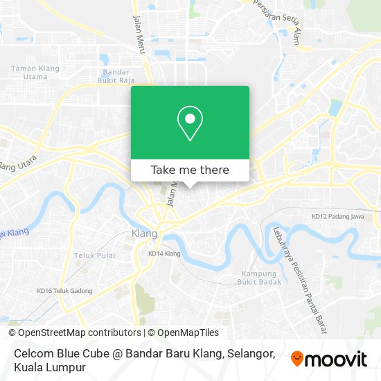 Peta Celcom Blue Cube @ Bandar Baru Klang, Selangor