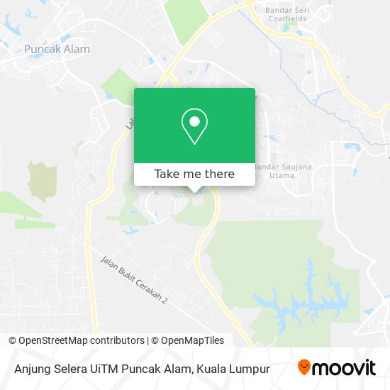 Anjung Selera UiTM Puncak Alam map