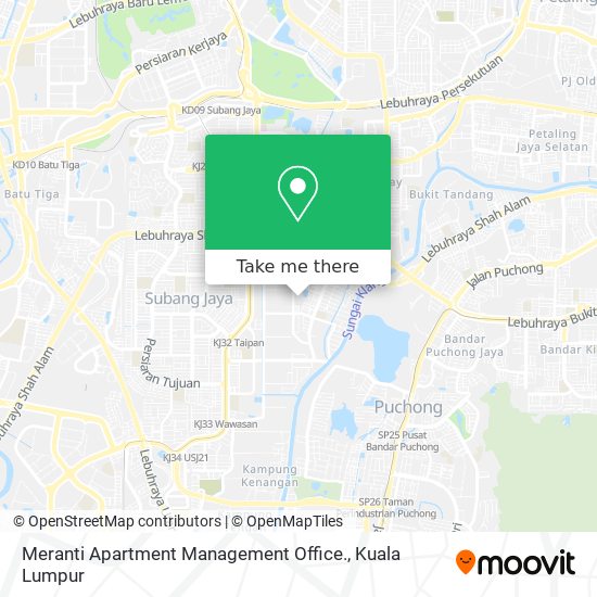 Meranti Apartment Management Office. map