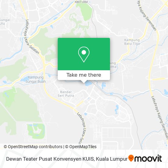 Peta Dewan Teater Pusat Konvensyen KUIS