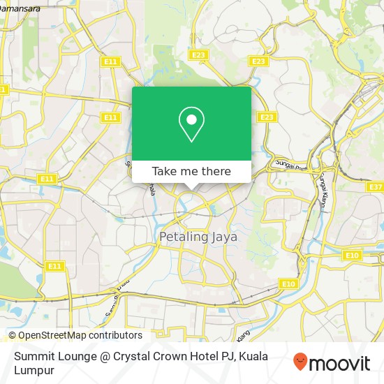 Summit Lounge @ Crystal Crown Hotel PJ map