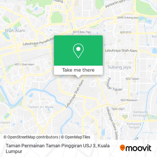 Peta Taman Permainan Taman Pinggiran USJ 3