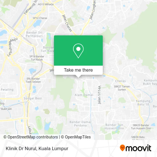 Klinik Dr Nurul map