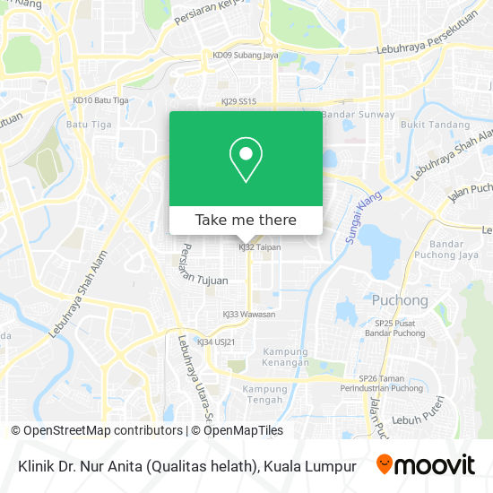 Klinik Dr. Nur Anita (Qualitas helath) map