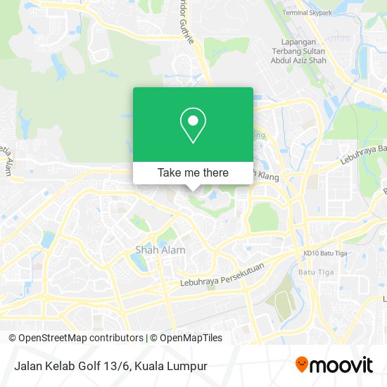 Jalan Kelab Golf 13/6 map