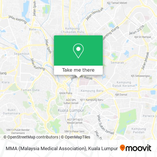 Peta MMA (Malaysia Medical Association)