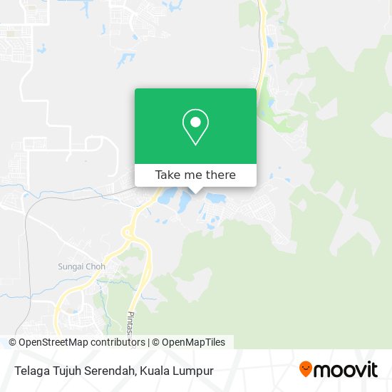 Telaga Tujuh Serendah map