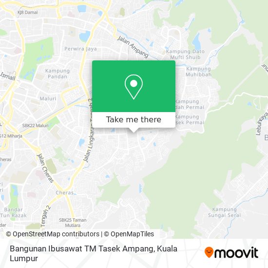 Peta Bangunan Ibusawat TM Tasek Ampang