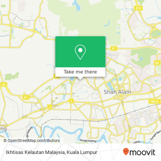Ikhtisas Kelautan Malaysia map
