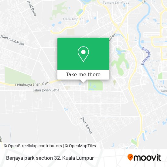 Berjaya park section 32 map