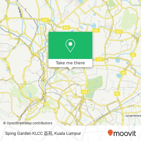 Sping Garden KLCC 荔苑 map