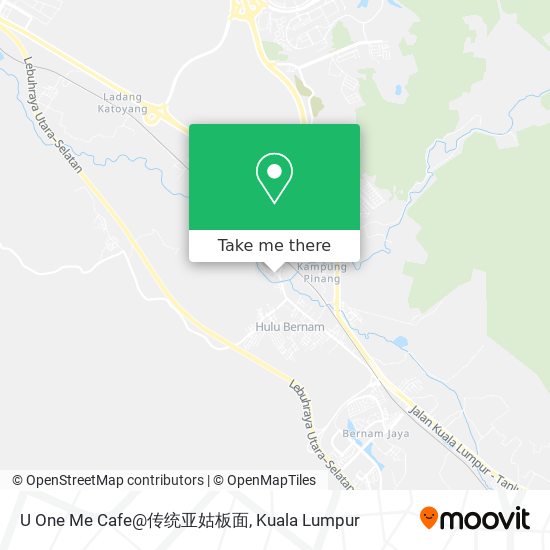 Peta U One Me Cafe@传统亚姑板面