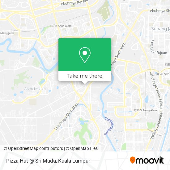 Pizza Hut @ Sri Muda map