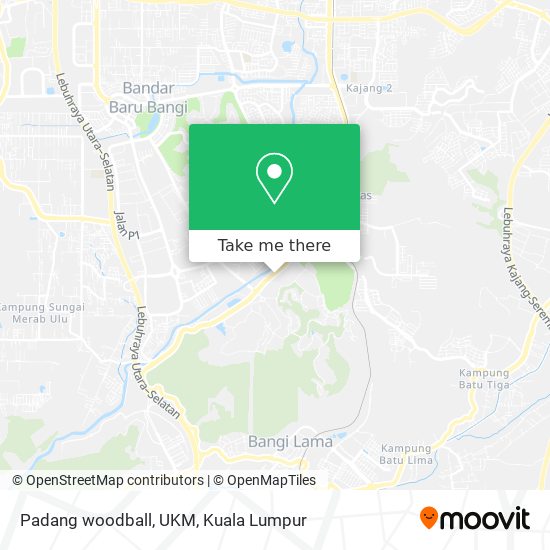 Peta Padang woodball, UKM