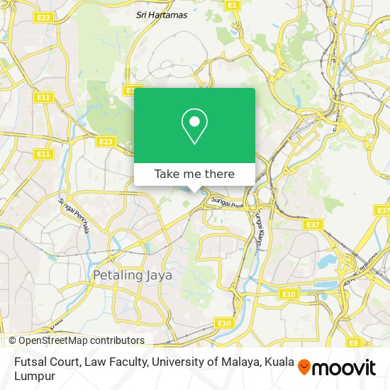 Futsal Court, Law Faculty, University of Malaya map