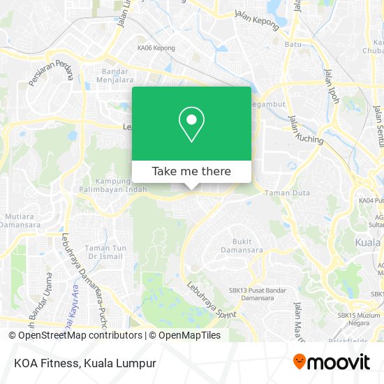 KOA Fitness map