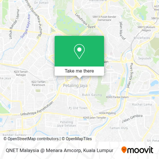 Peta QNET Malaysia @ Menara Amcorp