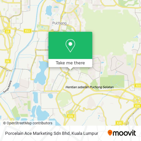Porcelain Ace Marketing Sdn Bhd map