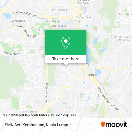 SMK Seri Kembangan map