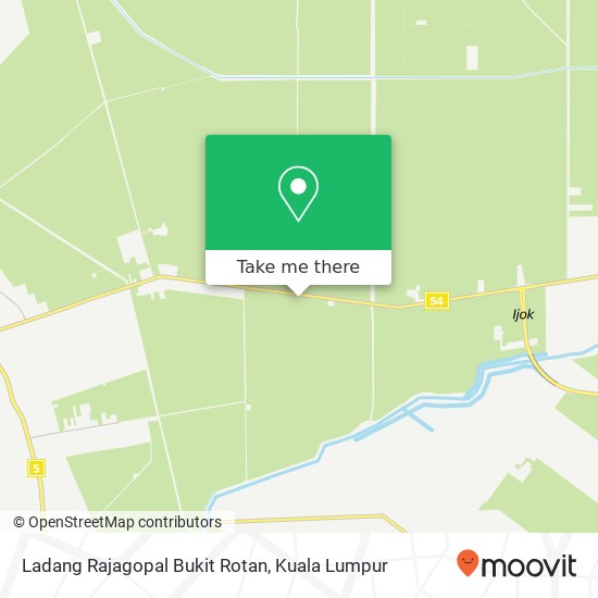 Ladang Rajagopal Bukit Rotan map