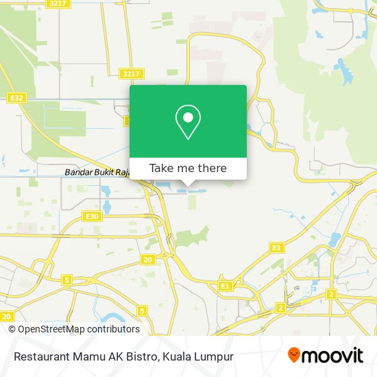 Restaurant Mamu AK Bistro map
